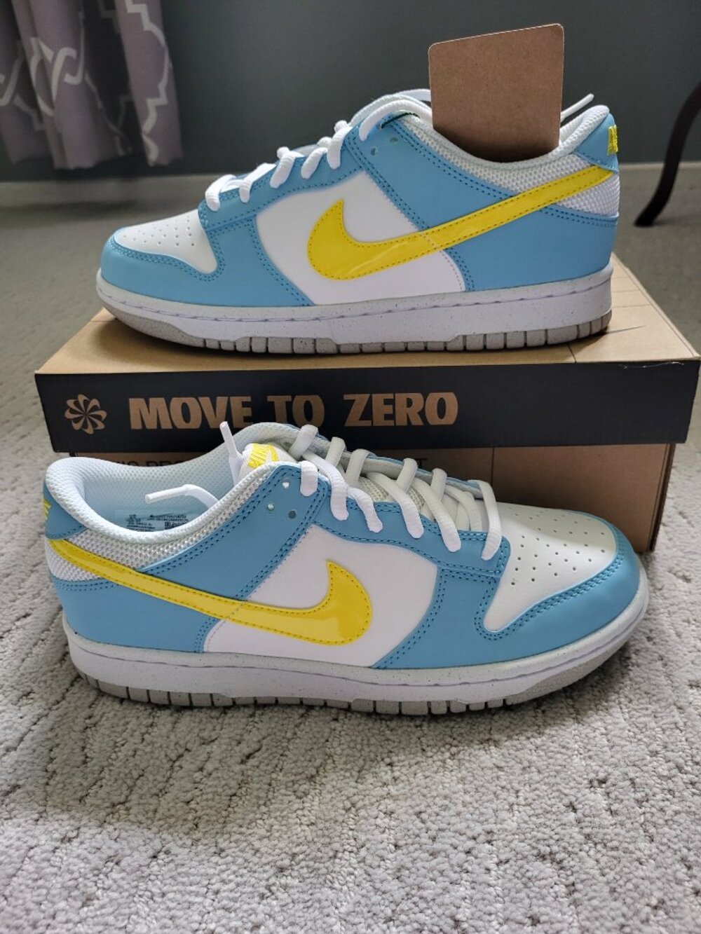 Size 6Y / 7.5W - Nike Dunk Low Next Nature Homer Simpson (GS) - DX3382-400
